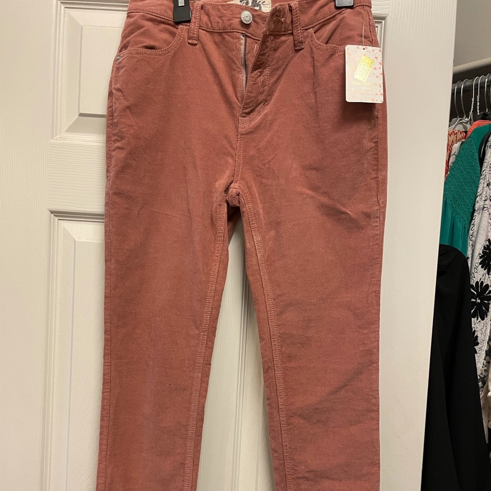 Free People corduroy mauve